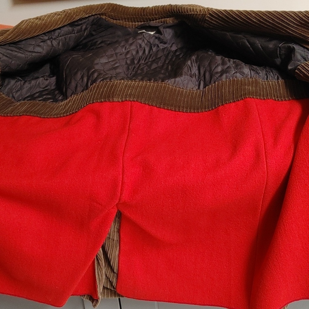 Vintage Corduroy Short Trench Coat - Picture 16 of 17